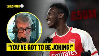 Simon Jordan Is ABSOLUTELY BAFFLED By Arsenal's £50M Asking Price For Eddie Nketiah! 🤯👀❌