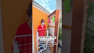 Organizador incrível feito com base de cama!