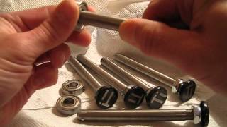 Invacare (Top End) titanium axles