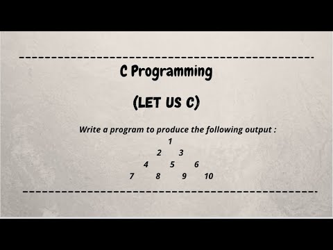 Write A Program To Produce The Following Output: 1 2 3 4 5 6 7 8 9 10 ...