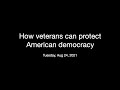 How veterans can protect American democracy