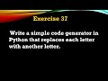 #37 Exercise - Write a Caesar Cipher Code Generator in Python. #python