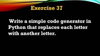 #37 Exercise - Write a Caesar Cipher Code Generator in Python. #python