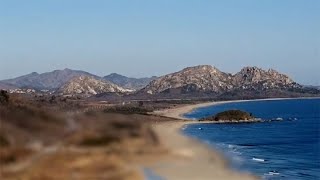 고성 통일전망대에서 선명하게 보이는 금강산 외금강 절경