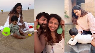 Amala Paul Enjoying her Son Ilai and Family | AmalaPaul Latest Videos | Actress Amala Paul