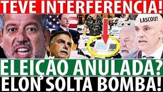 Urgente! ELE!ÇÃ0 ANULADA NO BRASIL? ELON MUSK DESCOBRE ESQUEMA CONTRA BOLSONARO! LULA E MORAES FORA