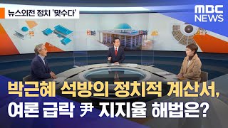 [뉴스외전 정치 맞수다] 박근혜 석방의 정치적 계산서, 여론 급락 윤석열 지지율 해법은? (2021.12.31/뉴스외전/MBC)