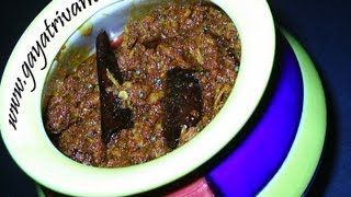 Andhra Recipes - Turumudu Maagaya - Grated Raw Mango Pickle in Fenugreek Powder