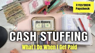 Weekly Cash Stuffing Routine | 7/12/2024 Paycheck