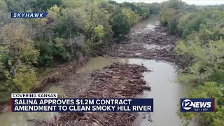 Salina Approves Contract To Clear Log Jam