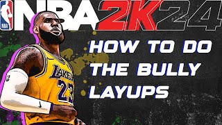 How to trigger BULLY animations NBA 2K24