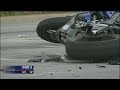 Motorcycle Rider Hit by Van