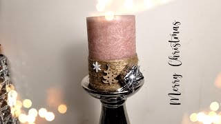 DIY Christmas candle / DIY Świąteczna  świeca