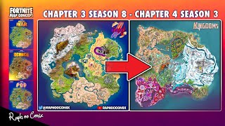 The Entire Evolution of my CUSTOM Map Concepts | Fortnite