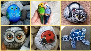 Stone Paintings Transform Rocks into Adorable Animals - Rock Painting