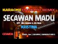 Secawan Madu - Kristina || RoNz Karaoke Dangdut Remix