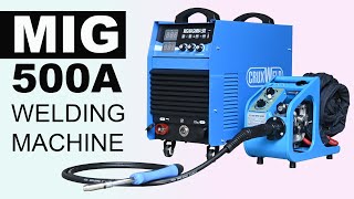 Unboxing \u0026 Review: Powerful MIG 500A Welding Machine