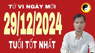 tử vi hàng ngày 29/12/2024 tuổi tốt nhất