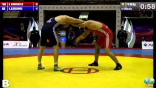 GGP2013 / BONCEOGLU Ali (TUR) - GAZYUMOV Khetag (AZE) - GS 96 kg 1/4 final match