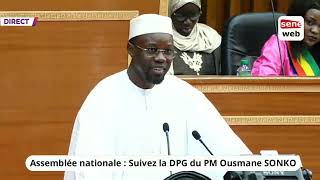 Revivez l’intégralité du discours de la déclaration de politique générale du PM Ousmane Sonko