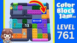 Color Block Jam Level 761 Solution Walkthrough