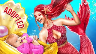 How to Become a Mermaid! From Nerd to Popular Mermaid!