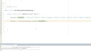 How to Print a String Array Using Java