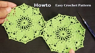 Wonderful & Easy Crochet Motif Pattern For Beginners |Tutorial step-by-step