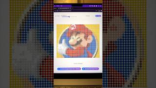 Convert any image into a perler bead pattern #beads #pixel #illustration