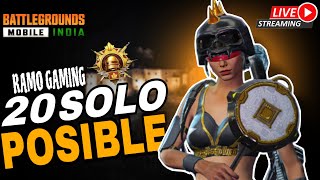 SOLO 20 KILLS POSIBLE| BGMI LIVE #ipadgameplay #bgmilive #pubglive #pubg #livestream #pubgmobile