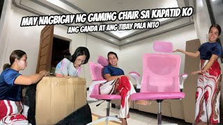 MAY NAGBIGAY NG GAMING CHAIR SA KAPATID KO | ANG GANDA SA PERSONAL SUBRA