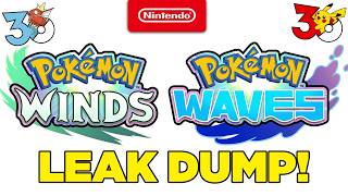 SO MANY NEW LEAKS for POKEMON WINDS & WAVES!