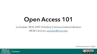 Open Access 101