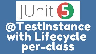 @TestInstance with Lifecycle per-class mode