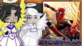 Hazbin Hotel Heaven React To Spider-Man | Peter Parker | Gacha react