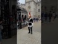 The cute kid wants to be just  like the  queens guard #horseguardsparade