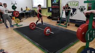 137.5kg (303lbs) Deadlift Geraldine Goligher NIPF