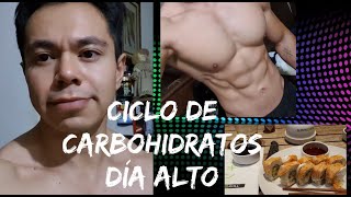MI DIETA FLEXIBLE || FÍSICO ACTUAL || CICLO DE CARBOHIDRATOS/DÍA ALTO *Sushi para bajar de peso*