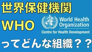 WHO（世界保健機関）ってどんな組織？