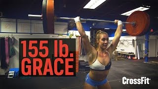 Brooke Wells Scales Grace up to 155 lb.