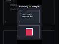 Padding vs margin in css || how to use margin and padding property in css #css #coding #html5 #css3