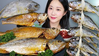 보리굴비 원없이 먹는날✨녹차물밥에 보리굴비 먹방😋돌솥밥도 있어요🙋‍♀️ Barley Dried Yellow Croaker ボリグルビ eating show | mukbang asmr