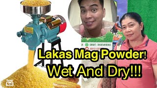 WET AND DRY GRAIN GRINDER MACHINE!!! SMALL BUT TERRIBLY AMAZZING!!! LAKAS GUMILING!!!