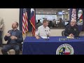 Acting Gov. Dan Patrick, Texas emergency officials discuss preparations for Beryl