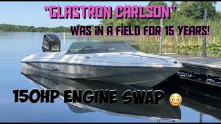 Glastron Carlson 150HP Engine Swap