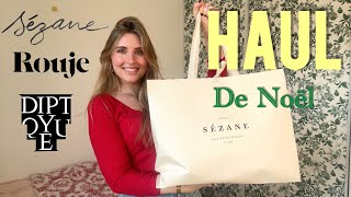 HAUL DE NOEL 🎄 (Rouje, Sezane, Diptyque)