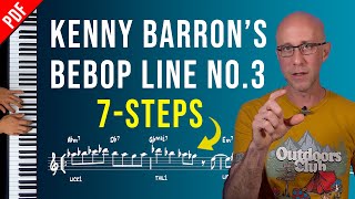 Easy Jazz Improvisation Exercise. Bebop Lines 7-Steps Jazz Piano Tutorial