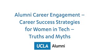 Career Success Strategies for Women in Tech – Truths and Myths