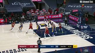 PJ Dozier Passing vs. Pacers 3/4/21