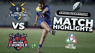 Gwalia Lightning vs Brython Thunder Rd1 Highlights | Celtic Challenge 24/25